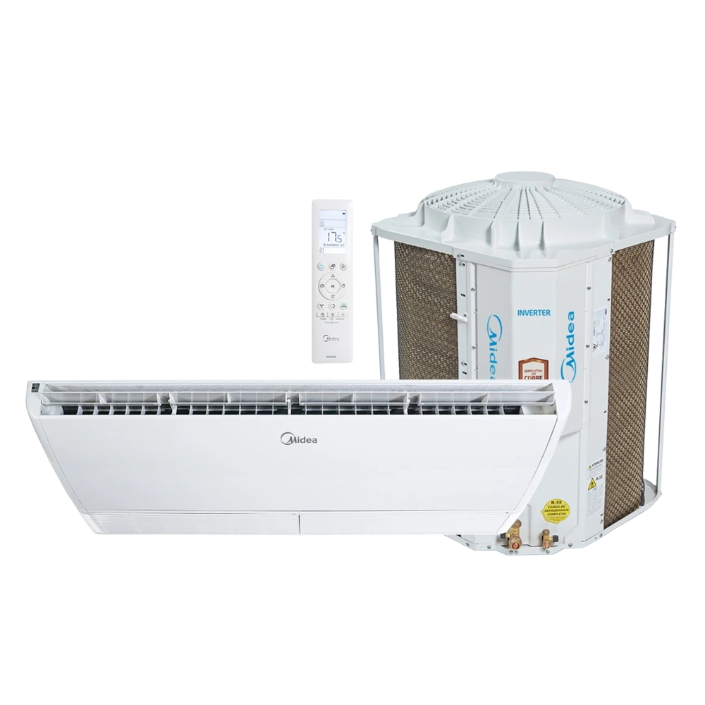 Ar Condicionado Split Piso Teto Inverter Midea Connect 60000 Btus Frio 220v R-32